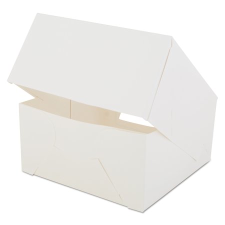 SCT Window Bakery Boxes, 8 x 8 x 4, White, PK150, 150PK SCH 24053